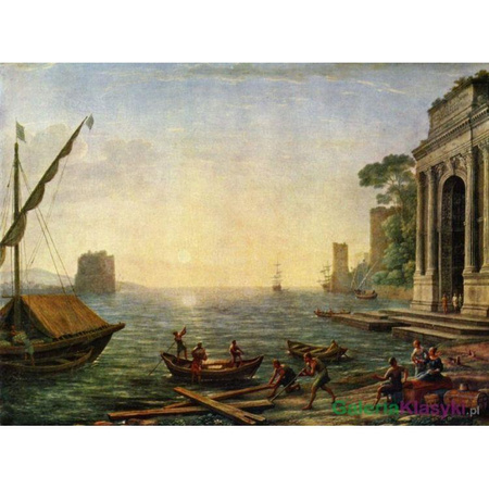 Port morski o wschodzie słońca - Claude Lorrain