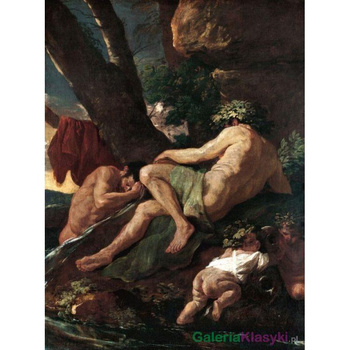 "Midas washing himself in the source of the river Pactolus" - Nicolas Poussin