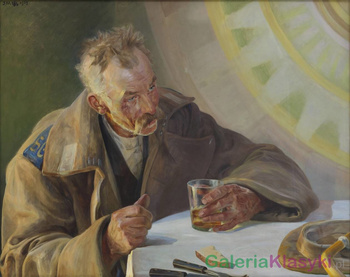 Zesłaniec - lewa część tryptyku - Jacek Malczewski