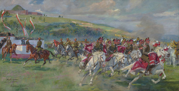 Święto kawalerii polskiej - Wojciech Kossak