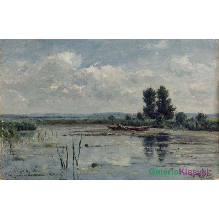 "Jezioro w pobliżu Loosdrecht" - Willem Roelofs