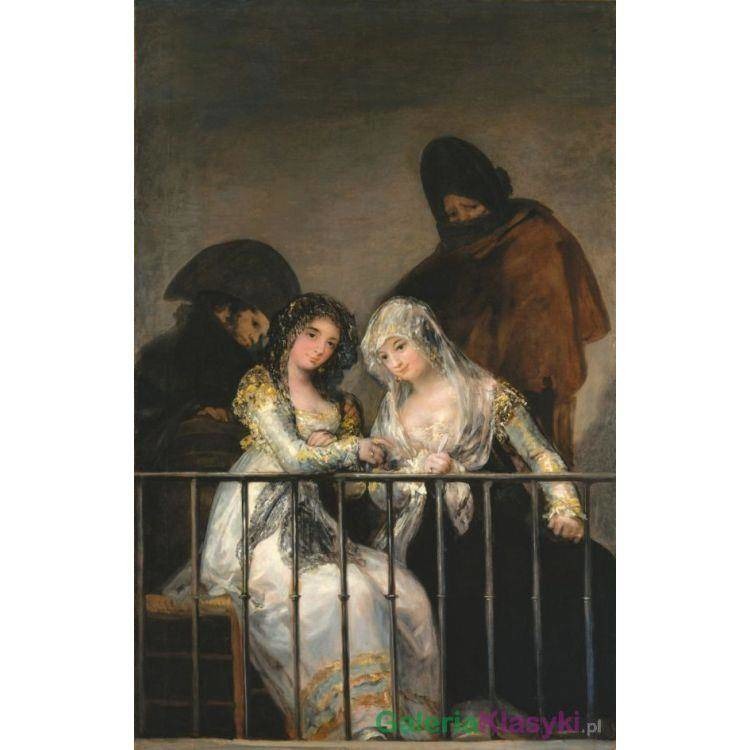 "Maja na balkonie" - Francisco Goya