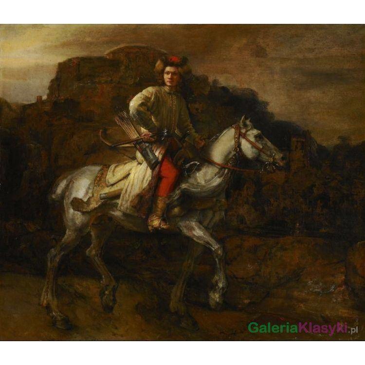 Polski jeździec - Rembrant Harmenszoon van Rijn