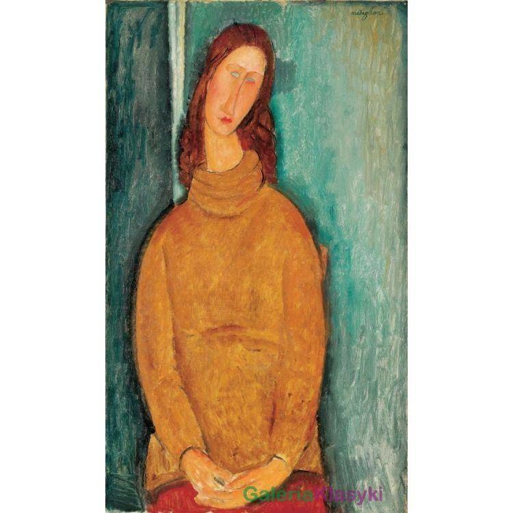 "Portret Jeanne Hebuterne" - Amedeo Modigliani