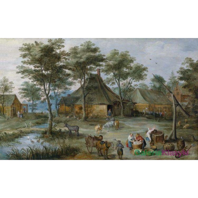 Studnia we wsi - Jan Brueghel Młodszy