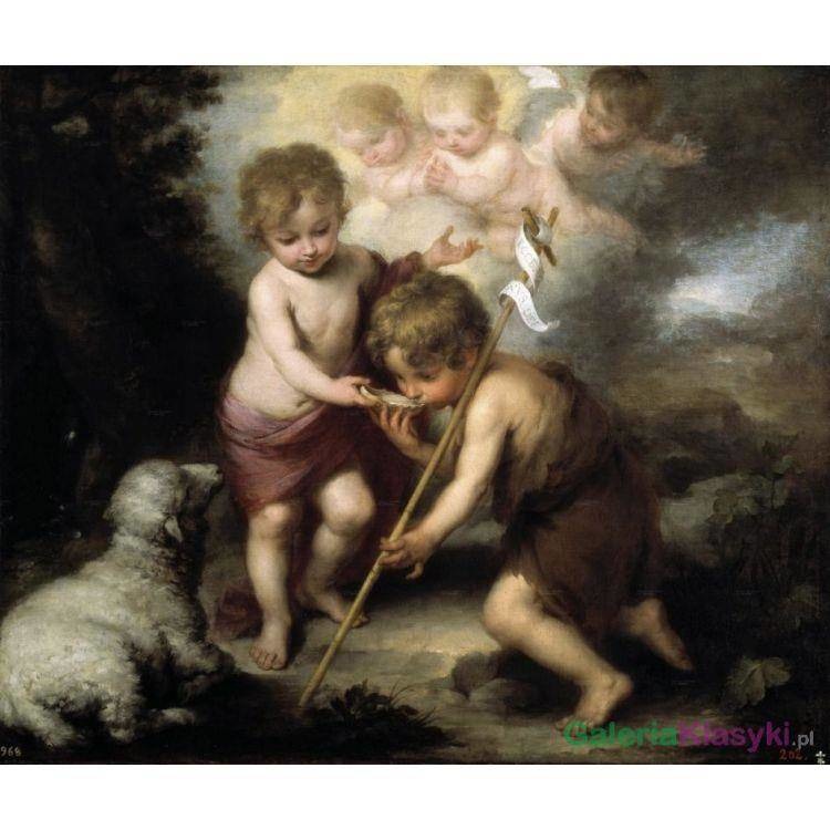 "The Holy Children with a Shell" - Bartolomé Esteban Murillo