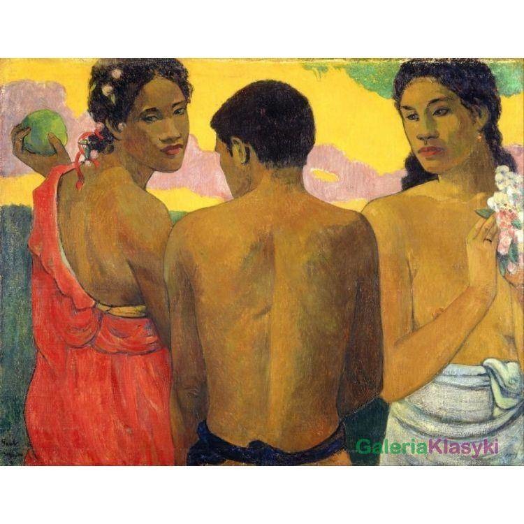 "Troje Tahitańczyków" - Paul Gauguin