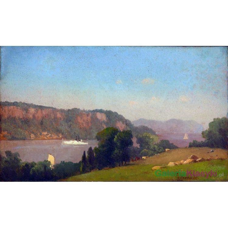 Widok na rzekę Hudson - George Inness